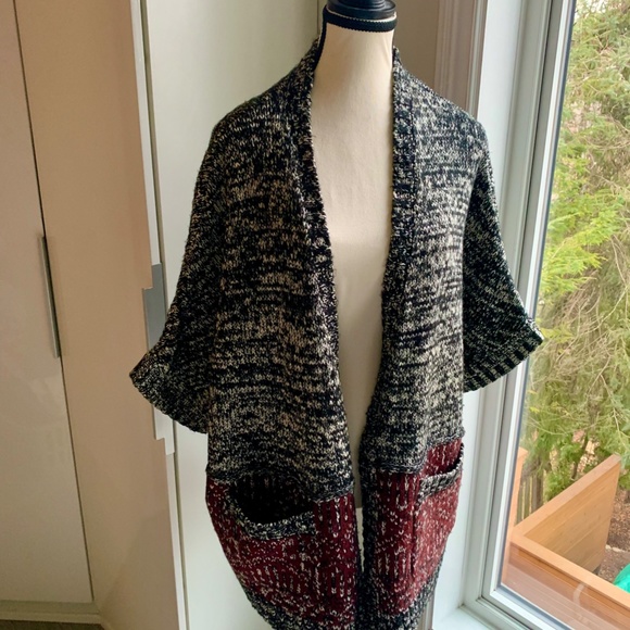 Zara melange vest lose style sweater medium - Picture 3 of 10